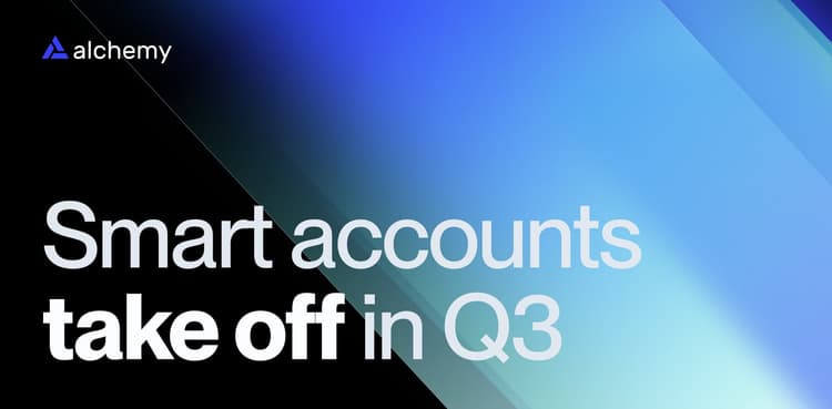 Smart accounts take off in Q3 (ERC-4337 statistics)