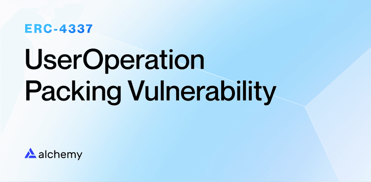 ERC-4337 UserOperation packing vulnerability