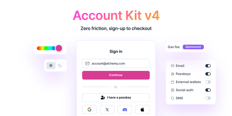 Account Kit v4: bring the world onchain